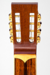 David Dart 8-String Hawaiian Steel Guitar Guitar peghead (mahogany, cocobolo, & boxwood)