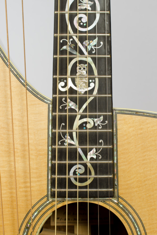 David Dart Koa & Spruce Harp Guitar