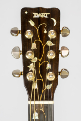 David Dart Tree of Life peghead inlay, from a Bi-Level Guitar