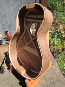 April 2019 - redwood & rosewood "0"-size parlor guitar