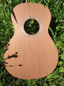 April 2019 - redwood "0"-size parlor guitar top top